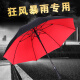 泽时雨（zeshiyu）泽时雨高端雨伞男士超大商务伞加厚自动长柄双人大伞高尔夫定做制 双层超大135CM外黑内红