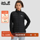 Jack Wolfskin狼爪25秋冬新款女GLAABACH户外轻暖三合一内胆冲锋衣外套A61887A 黑色/6000 M