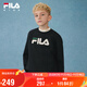 FILA【抗菌功能】斐乐儿童童装2025年冬季男女童小童加绒卫衣