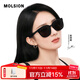 MOLSION陌森太阳镜赵丽颖同款墨镜偏光男女同款高级感MS3072 C10 酷感黑【丽颖同款】 不配度数