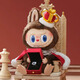 labubu拉布布春天野在家大天使大首领象棋大国王公仔搪胶毛绒玩具 【象棋大国王】37cm
