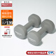 PROIRON普力艾 浸塑哑铃男士健身家用器械纯铁环保无味5kg*2