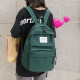 月光森林 2019新款 女 韩版学院风大容量初中学生书包小学生高中生双肩背包个性时尚尼龙休闲电脑包 绿色