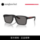 PRADA LINEA ROSSA/普拉达太阳眼镜运动偏光墨镜0PS 05YSF 黑色镜腿/深灰偏光DG002G 58