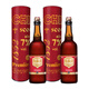 智美红帽啤酒750ml*2瓶礼盒装 比利时进口 聚会送礼 京东自营