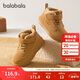 巴拉巴拉童鞋儿童板鞋男女童学步鞋2025秋冬高帮鞋子加绒防滑209425144209