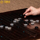 汉臻唐玺（HONZONTX）围棋五子棋中国螺钿象棋摆件天然玛瑙大红酸枝棋盘收藏二合一送礼
