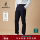 beanpole修身版型  男士美拉德基础款休闲简约日常通勤风长裤 藏青色 32 170/82A