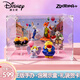 迪士尼（Disney）疯狂动物城永生花盲盒狐尼克朱迪手办公仔桌面摆件生日圣诞礼物 【花花动物城系列】6款+展示盒+贺卡礼袋