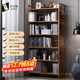 安尔雅书架落地169cm多层楠竹简易书柜置物架储物收纳架 6层70