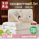 无印良品100%蚕丝子母被二合一被芯冬季加厚蚕丝被子拉链款8.5斤200x230cm