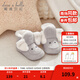 戴维贝拉（DAVE＆BELLA）2025冬季新款婴儿室内软底鞋女宝宝学步鞋小童步前鞋新生儿棉鞋 灰色【现货】 18
