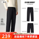 安踏保暖羽绒裤男款冬季加厚直筒裤舒适轻便外穿运动长裤休闲裤