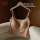 浪莎吊带背心女自带胸垫隐形粉底液内衣美背文胸一体式背心吊带抹胸