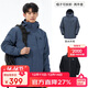 骆驼（CAMEL）户外冲锋衣 三合一加绒加厚防水情侣款外套登山服装 A9W214119AX