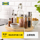 宜家（IKEA）APTITLIG阿普特利置物架厨房可旋转调料品油盐酱醋托盘 餐桌转盘收纳件 竹28cm 其他