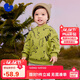 迷你巴拉【加绒卫衣】男女童保暖2024冬新品长袖半高领上衣