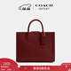 蔻驰（COACH）【礼物】奥莱女士女包ACE 26号托特包通勤单肩斜挎包手提包 B4/深红宝石色