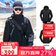 骆驼（CAMEL）三防冲锋衣男女三合一外套户外防风防水进藏旅游徒步登山服装
