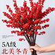 中梦北美冬青红果水培鲜花新年盆栽室内鲜切银柳真花鲜枝年宵花卉水养 A级北美冬青40厘米左右3枝（不含瓶）