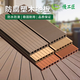 慢工匠塑木地板户外木塑共挤防腐木地板露台阳台庭院室外防滑拼接板材 木纹款（9色）/平方【20套卡扣】