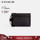 蔻驰（COACH）【品牌直供】男士CARRYALL印花手拿包黑灰色CY985圣诞礼物