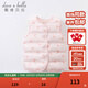 戴维贝拉（DAVE＆BELLA）童装女童羽绒马甲男童羽绒背心儿童冬装新款幼儿宝宝冬季马夹 猫咪印花 90 cm（建议身高80-90cm）