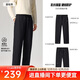 安踏保暖羽绒裤男款冬季加厚直筒裤舒适轻便外穿运动长裤休闲裤