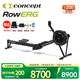 concept2美国品牌concept2划船机C2风阻划船器RowERG家用 RowErg标准版黑色