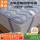 无印良品A类面料纯棉褥子可水洗学生宿舍床垫遮盖物床褥1.8x2米 兰灰