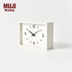 MUJI指针式 车站时钟 闹钟 挂墙家用时尚现代客厅装饰挂钟 LAA8CC3S