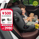 宝得适（Britax）儿童安全座椅15个月-12岁ISOfix硬接口百变骑士PRO 百变pro极致灰