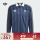 阿迪达斯（adidas）Originals三叶草2025年男子LS POLO长袖T恤 KT0840 L