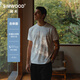 SIMWOOD/简木男装【合体版】230g长绒棉Sorona基础百搭短袖T恤SO210078B 白色（2026款） S (建议90-110斤)