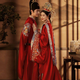 秀禾世家明制婚服2026新款结婚凤冠霞帔新娘情侣套装中式拖尾汉服胖mm085 N-085女装 均码