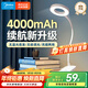 美的（Midea）充电款小台灯家用学生学习专用书桌灯宿舍阅读夹子床头灯