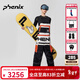 phenix菲尼克斯滑雪服男女新款雪季单双板防风防水冲锋衣户外滑雪套装 黑色裤装 L