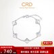 CRD克徕帝【现货闪发】PT950铂金四叶草蜂巢手链双面可戴首饰女款 15.50g