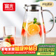 富光玻璃杯带把家用冷水壶耐热 2L大容量凉水壶玻璃耐冷水壶