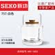 新功 新功原厂电热水壶配件304不锈钢茶炉配壶 玻璃烧水壶配壶单壶（不包括任何底座） 757白色老版本【适用W6/W23】
