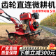 时谷两驱直连微耕机汽油小型多功能农用犁地起垄耕田果园开沟大棚旋耕 170汽油+胶轮+旱地刀