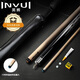 英辉（INVUI）台球杆大头杆桶套装中式黑8球杆九球杆美式分体桌球杆双节杆 Z-02