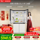 西门子（SIEMENS）保鲜大怪兽605L十字门冰箱 超大容量 精准保鲜 一级能效 无霜冷藏 白K56L20CMEC 国家补贴