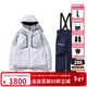 phenix菲尼克斯SKI系列 男士加厚滑雪衣裤背带户外防寒防风滑雪服套装 白色 M