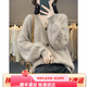 鄂尔草原鄂尔多市羊绒衫100%羊绒纯羊绒毛开衫女V领加厚保暖秋冬季宽 驼色 M(110-125斤)