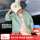 左西男童粉色衬衫儿童纯棉衬衣2025秋装新款儿童春秋出游 浅绿色 140