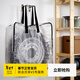 宜家（IKEA）DIMPA迪姆帕折叠购物袋大容量手提袋收纳袋储物袋实用学生宿舍 透明65x22x65cm