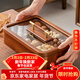 森物社干果盒实木果盘零食盘糖果盒客厅茶几家用2025新款坚果盘干果盘 干果盘实木6格【单层】