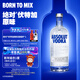 绝对伏特加（Absolut） 伏特加 洋酒 40度 原味 1000ml 调酒 基酒 年货送礼