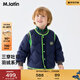 马·拉丁（M.Latin）马拉丁儿童羽绒服25冬装新款男童女童大小童户外三穿短款羽绒服 海军蓝 100
